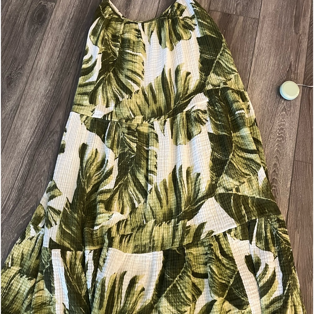 Palm tree dress large